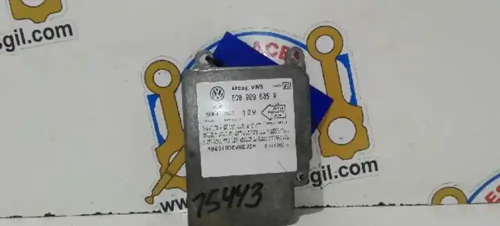 15443 блок управления AirBag (SRS) Volkswagen Bora 1998