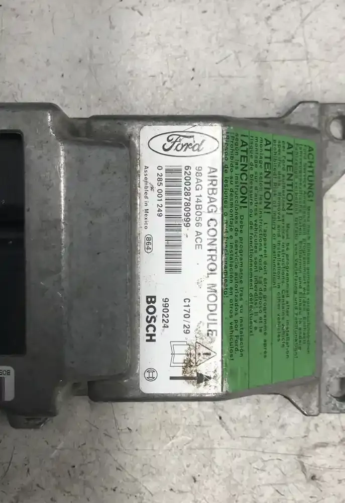 0285001249 блок управління airbag (srs) Ford Focus 2002