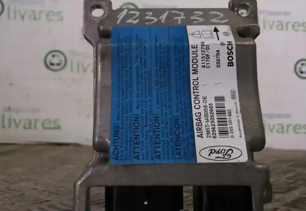 625423052603 блок управління airbag (srs) Ford Focus 2003