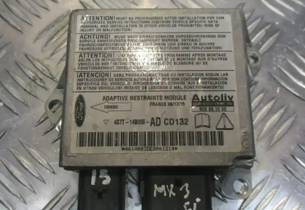 4M7T14B056AD блок управления AirBag (SRS) Ford Focus 2005