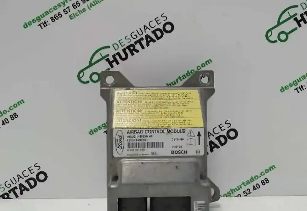 620061699501 блок управління airbag (srs) Ford Focus 1998