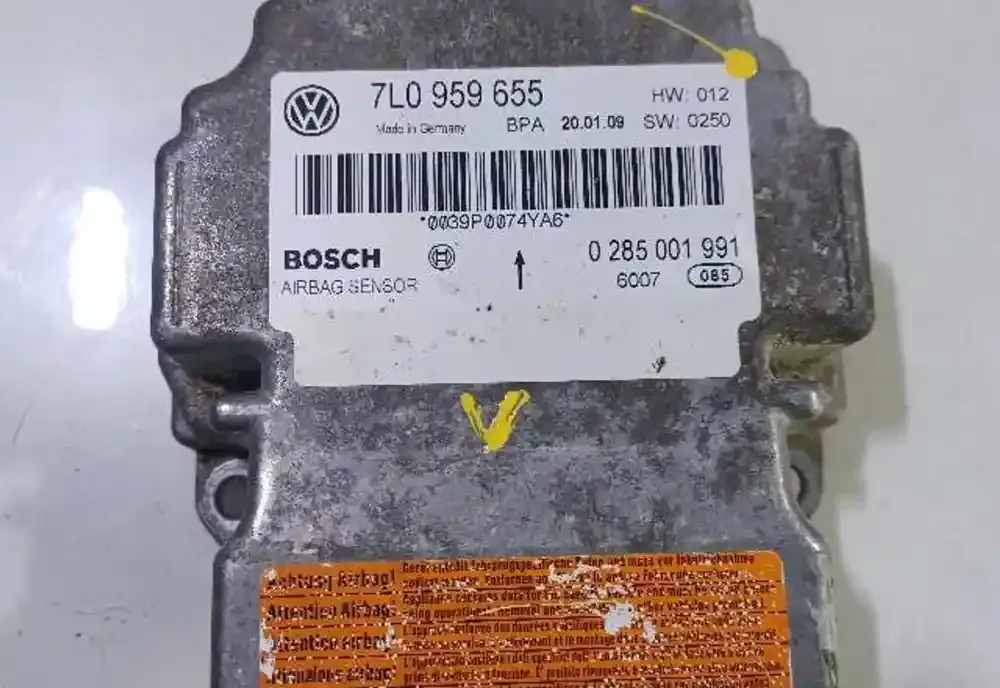95561821911 блок управління airbag (srs) Porsche Cayenne (9PA) 2009