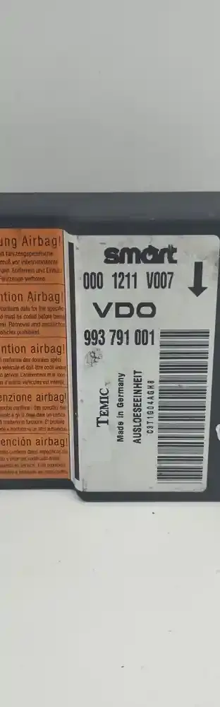C3T1G04AGH8 блок управління airbag (srs) Smart ForTwo I 2003