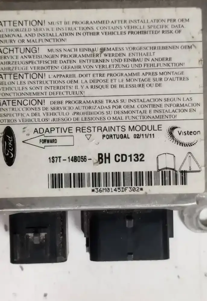 1S7T14B056BJ блок управління airbag (srs) Ford Mondeo Mk III 2003