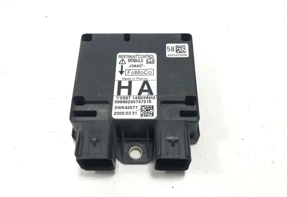 6593637658 блок управління airbag (srs) Ford Fiesta 2005