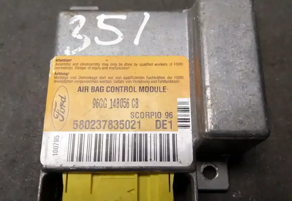 96GG14B056CB блок управління airbag (srs) Ford Focus 2002