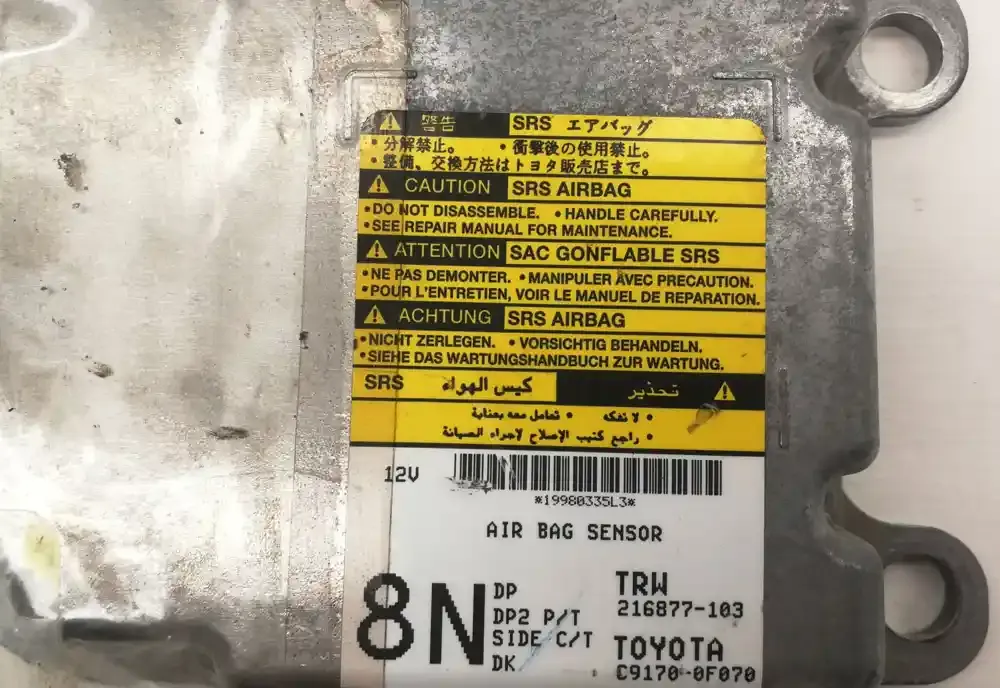C91700F070 блок управления AirBag (SRS) Toyota Corolla E140 E150 2008