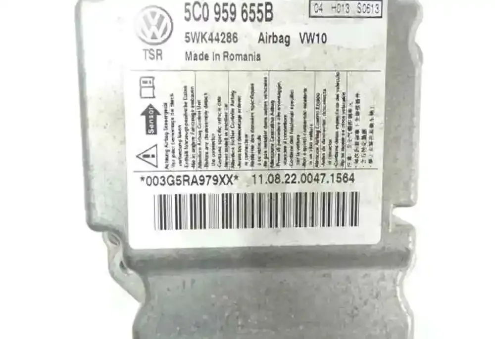 5C0959655B09T блок управления AirBag (SRS) Volkswagen Golf SportWagen 2011