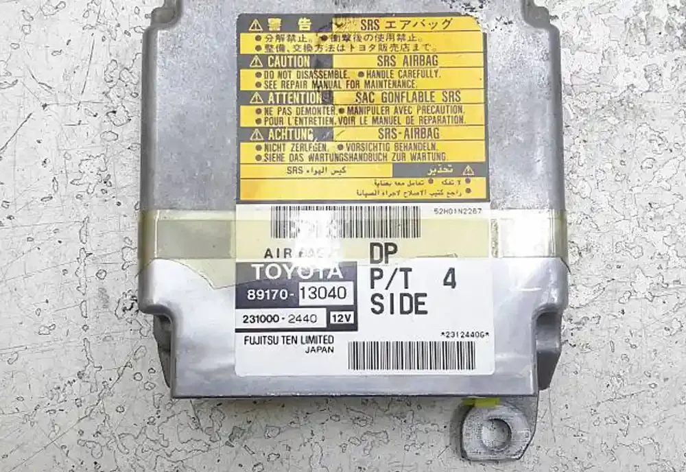 2312440G блок управління airbag (srs) Toyota Corolla Verso E121 2002