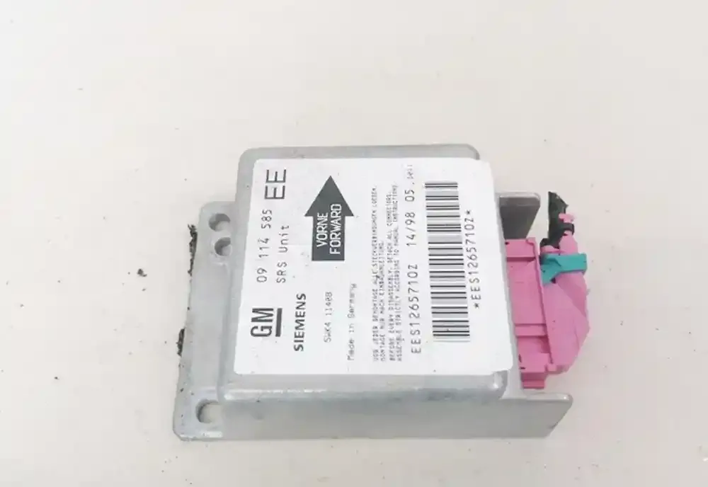 09114585EE блок управления AirBag (SRS) Opel Corsa B 1998