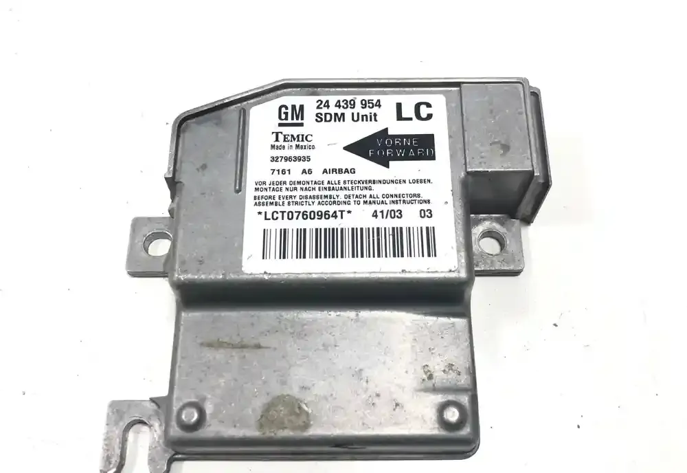 LCT0760964T блок управления AirBag (SRS) Opel Corsa C 2002