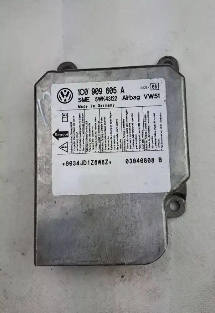 0034JD1Z6W8Z блок управління airbag (srs) Volkswagen Transporter - Caravelle T5 2008
