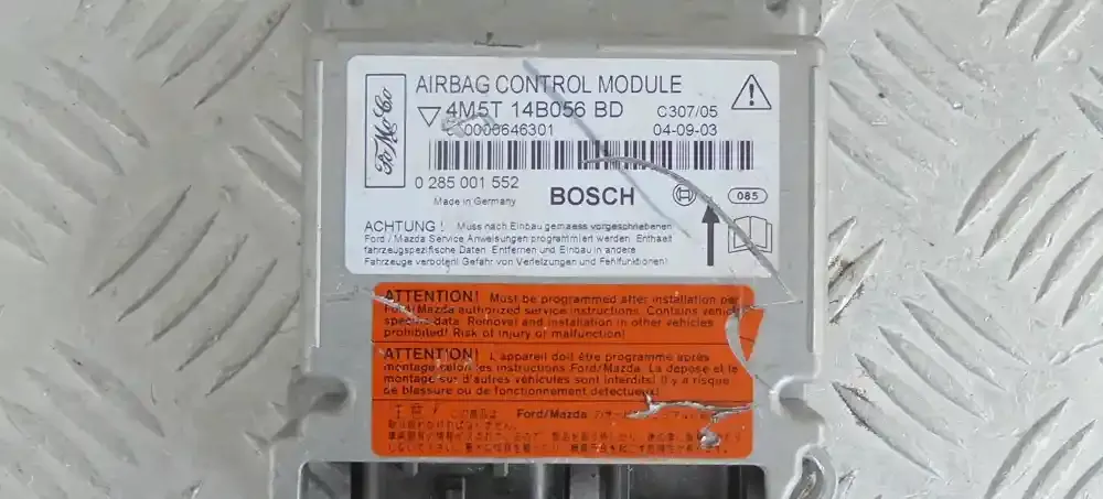 4M5T14B056BD блок управління airbag (srs) Ford Focus 2006