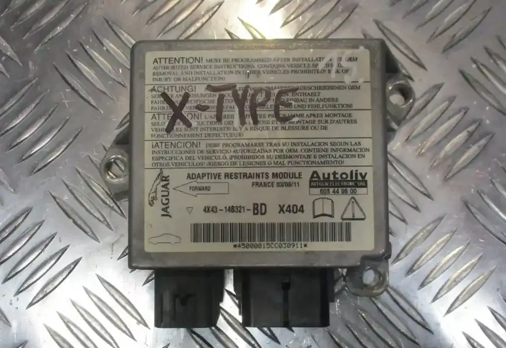 4X4314B321BD блок управління airbag (srs) Jaguar X-Type