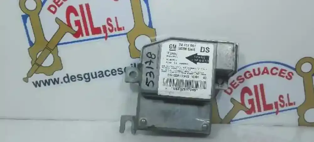 53178 блок управления AirBag (SRS) Opel Corsa C 2003