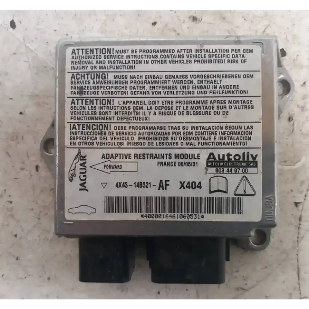 4000016461060531 блок управління airbag (srs) Jaguar X-Type 2005