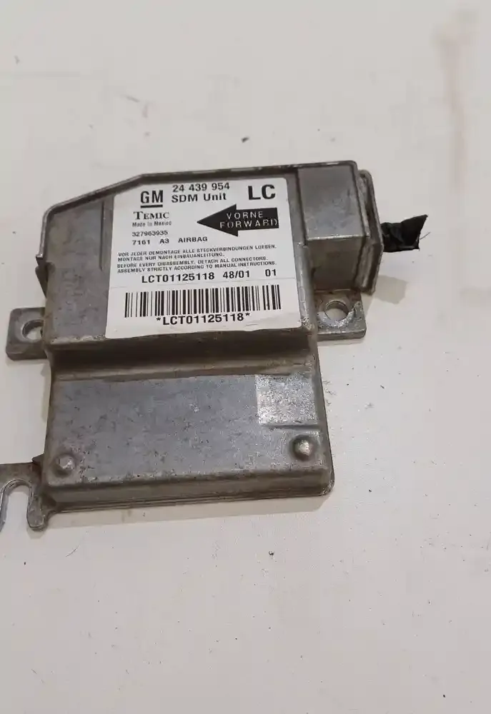 LCT01125118 блок управления AirBag (SRS) Opel Corsa C 2002