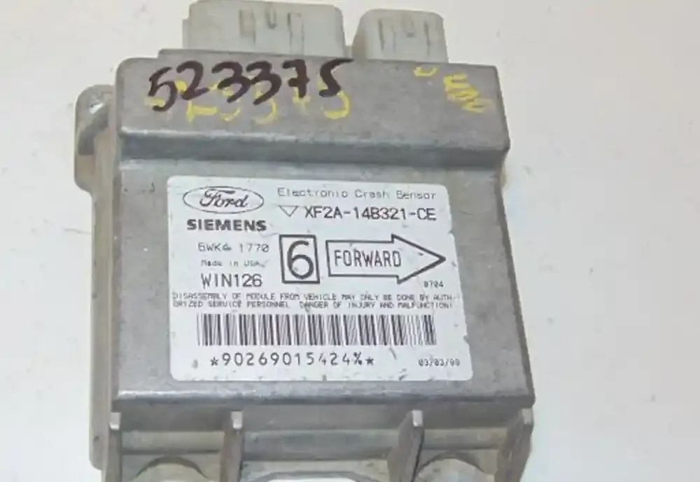 XF2A14B321CE блок управління airbag (srs) Ford Windstar 1999