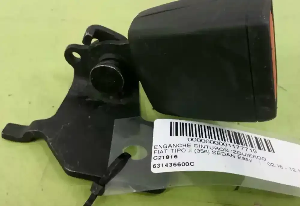 631436600C пряжка переднього ременя безпеки Fiat Tipo 2015