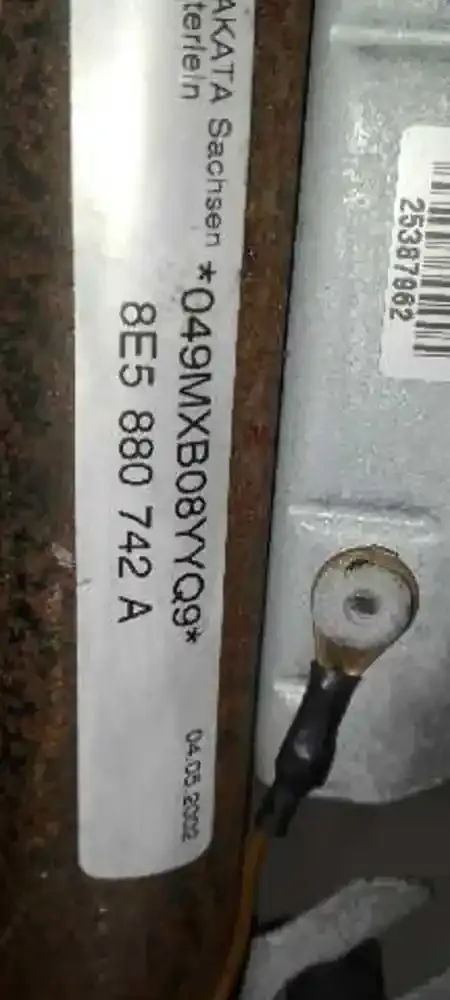R250318132 штора подушок безпеки Audi A4 S4 B6 8E 8H 2000