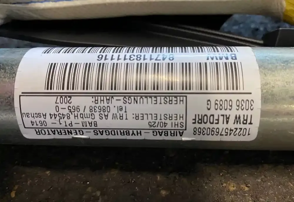 30366089 штора подушок безпеки BMW 3 E92 E93 2013