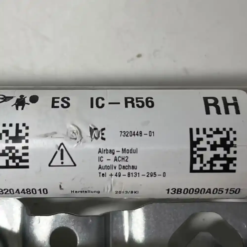 72127320448 штора подушок безпеки Mini One - Cooper Coupe R56 2010